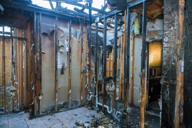 Professional Fire Damage Removal technician working in Point Pleasant, NJ